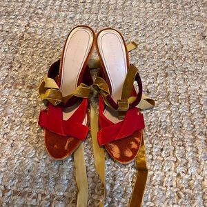 Zara Lace Up Heeled Sandals